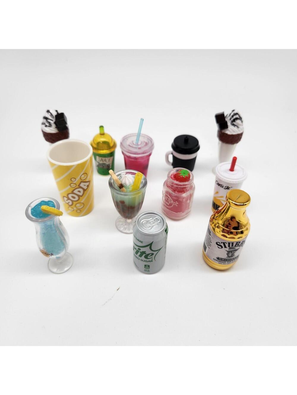 ZURU Mini Brands Foodie Drinks Lot Sprite Carl's Jr Stubb's Shake Shack 11pc